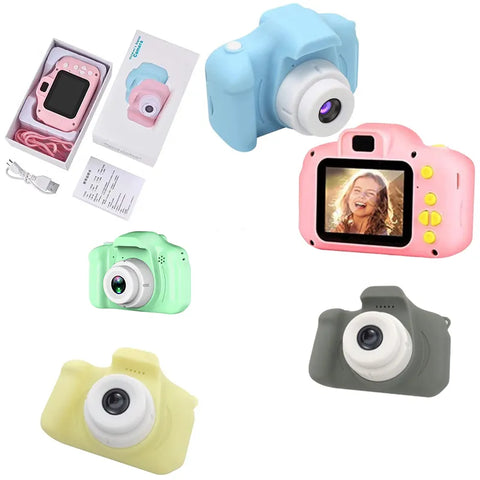 Children Camera Waterproof 1080P HD Camera | Video Toys 2 Inch Color Display Kids Cartoon Cute Outdoor Camera SLR Camera Kid Toy