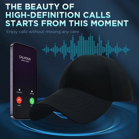 Smart Cap Bluetooth Hat earphone | Hip Hop Baseball Cap Bone Conduction Bluetooth Headset Caps  for Men & Women