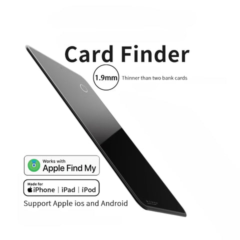 Smart GPS Card Finder Wallet tracker Finder | NFC function Find My Tag AirTag Tracker Locator Finder for Iphone iPad Android