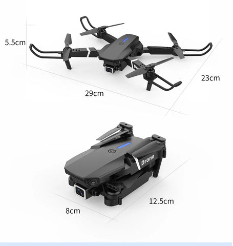 Professional Drone 4k wide-angle HD camera | WiFi fpv height Hold Foldable RC quadrotor helicopter Camera-free children's toys