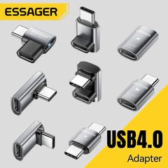 USB4 Type-C Adapter 40Gbps 240W 8K Video | USB-C Male/Female Connector