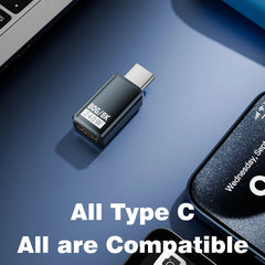 USB4 V2 Thunderbolt 5/4/3 Type-C Adapter | 80Gbps 240W 8K USB-C Connector