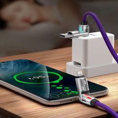 4-in-1 240W USB Type-C to USB-C PD Fast Charging Cable with LED Indicator for iPhone 16/15, iPad, Samsung, Xiaomi & Tablets