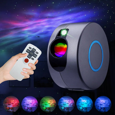 Galaxy Sky Projector |  Star Projector Light Colorful Nebula Cloud Night Light Dynamic Galaxy Star Night Light for Bedroom Games Room Party