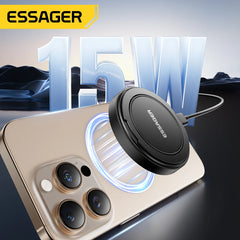 15W Magnetic Wireless Charger Stand for iPhone, Samsung &amp; Qi Devices