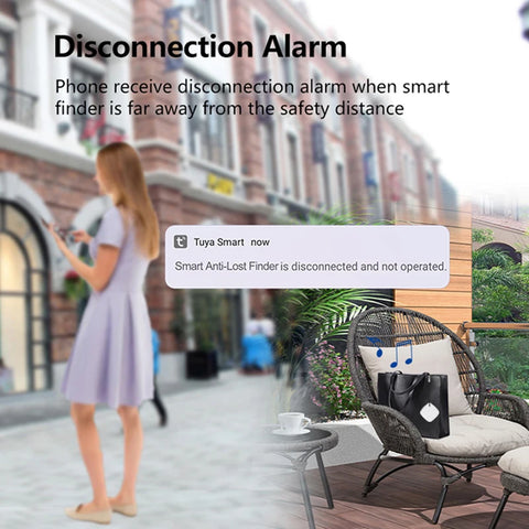 Smart Tag Anti-Lost Alarm | Wireless Bluetooth Tracker Phone Stuff Two-way Search Suitcase Key Pet Finder Location Record