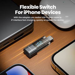 Lightning to USB-C & USB Adapter