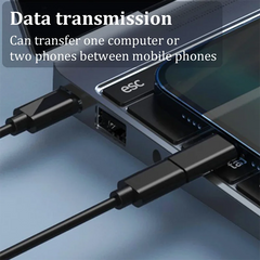 65W Multi-Function USB Adapter Kit with Type-C Fast Charging Cable, USB-A to USB-C Adapters, SIM & TF Card Storage, Phone Stand