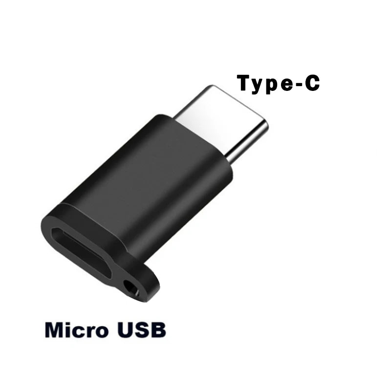 USB Type-C to Micro USB Adapter | USB-C Male to Micro USB Female Charging & Data Converter