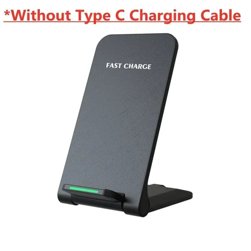 Wireless Charging Stand for Phone &amp; Earbuds | Fast Qi Wireless Charger Station