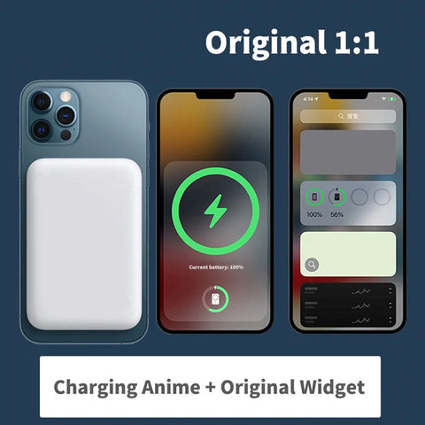 Magnetic Powerbank iPhone External Battery | Portable Wireless Charger Macsafe Power Bank For iphone 12 13 14 Auxiliary Battery