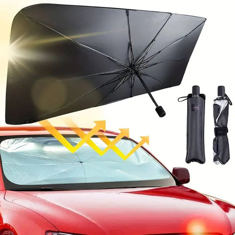 Car Sunshade Umbrella | Car Sun Shade Protector Parasol Summer Sun Interior Windshield Protection Accessories For Auto Shading