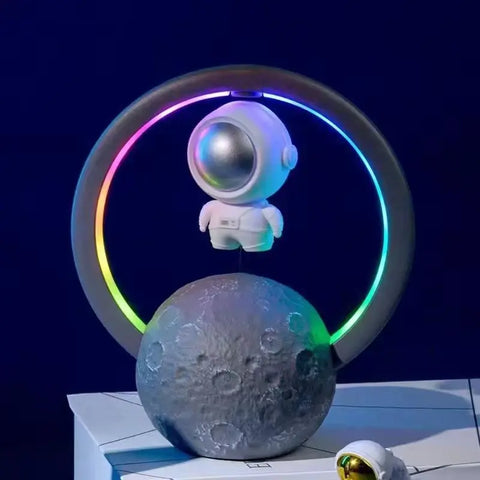 Wireless Floating Astronaut Bluetooth Plug | TF Card Speaker With LED Lights Portable Rechargeable Audio Creative Gift Night Light