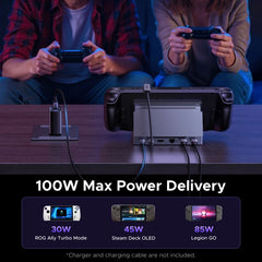 6-in-1 USB-C Gaming Docking Station with 4K@120Hz HDMI, 5Gbps Data, 100W PD & Gigabit Ethernet