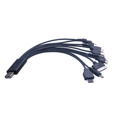 10-in-1 Retractable USB Charging Cable | Multi Connector USB 2.0 Charger Cable