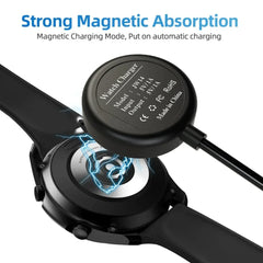 USB-C Magnetic Charger for Samsung Galaxy Watch 7/6/5/4 Series 100cm Smartwatch Charging Cable