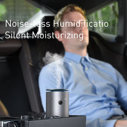 Car Diffuser Humidifier Auto Air Purifier | Aromo Air Freshener with LED Light For Car Aroma Aromatherapy Diffuser