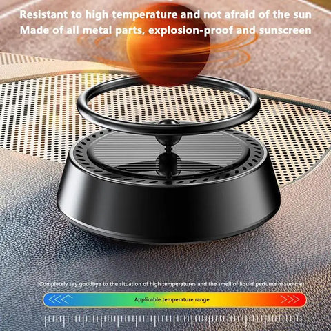 Solar Car Aromatherapy Vehicle Perfume | Air Freshener Auto Essential Oil Diffuser With Interstellar Ball Relieve & Refresh For