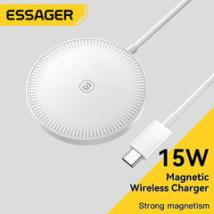 15W Magnetic Qi Wireless Charger for iPhone, Samsung &amp; Qi-Enabled Phones