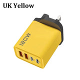 120W USB-C Fast Charger | 4-Port PD & QC Wall Charger