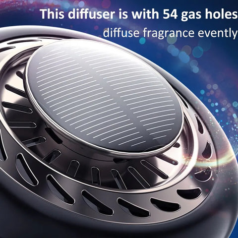 Car Air Freshener Creative Solar Rotation | UFO Perfume Diffuser Small Lasting Fragrance Air Purifier Car Interior Accessories
