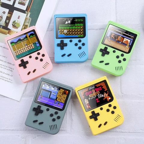 Retro Portable Mini Handheld Video Game Console | 8 Bit 3.0 Inch Color LCD Kids Color Game Player Built in 500 Games