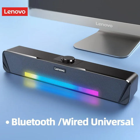 Wired and Bluetooth 5.0 Speaker | 360 Home Movie Surround Sound Bar Audio Speaker For Desk Computer Subwoofer