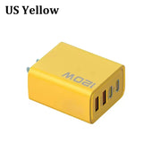 120W USB-C Fast Charger | 4-Port PD & QC Wall Charger