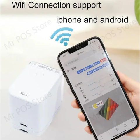Portal Handheld Color Printer | Mbrush Color Food Portable Printer Handheld Mini Inkjet Cake Printer Customized Wireless Wifi Food Coffee Mrush Ink