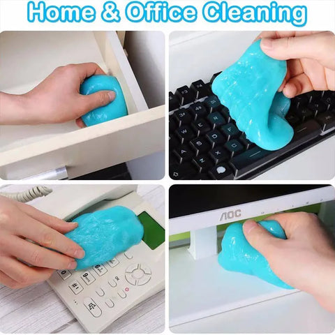 High Efficiency Dust Remove Gel | Car Interior Clean Magic Mud Universal Household Keyboard Desk Cleaning Tool Car Accessories
