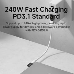 USB-C to USB-C USB4 Adapter 80Gbps, 240W PD3.1 & 8K@60Hz