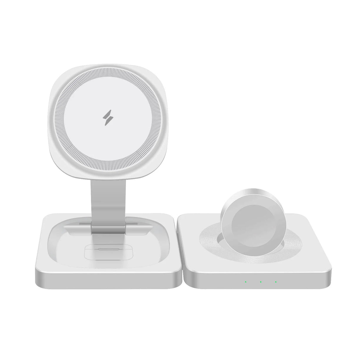 3-in-1 Magnetic Foldable Wireless Charging Station 15W for iPhone 16/15/14/13/12, Apple Watch & AirPods
