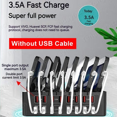 150W 16-Port USB & Type-C Charging Station | Multi Device Desktop Charger
