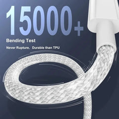 3 Pack USB-C to USB-C 100W Fast Charging Cable 6A PD Charging & Data Cable